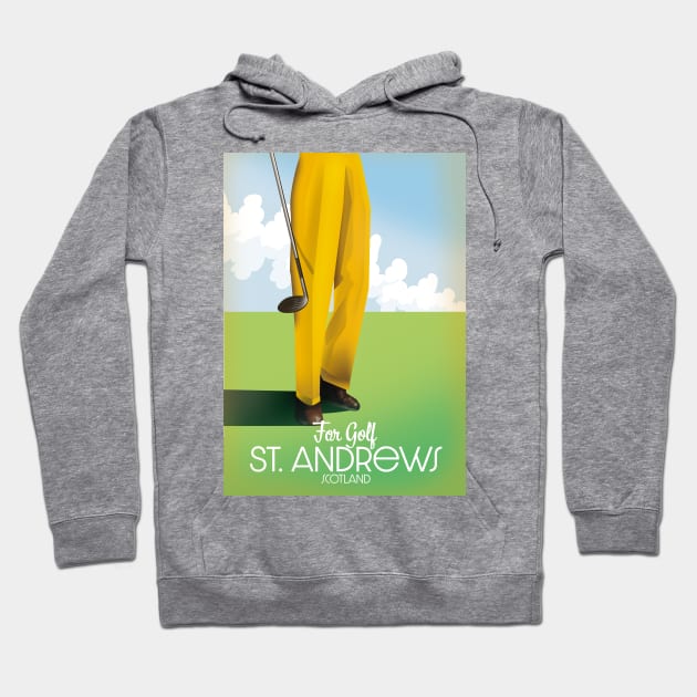 Golf St Andrews Scotland Hoodie by nickemporium1